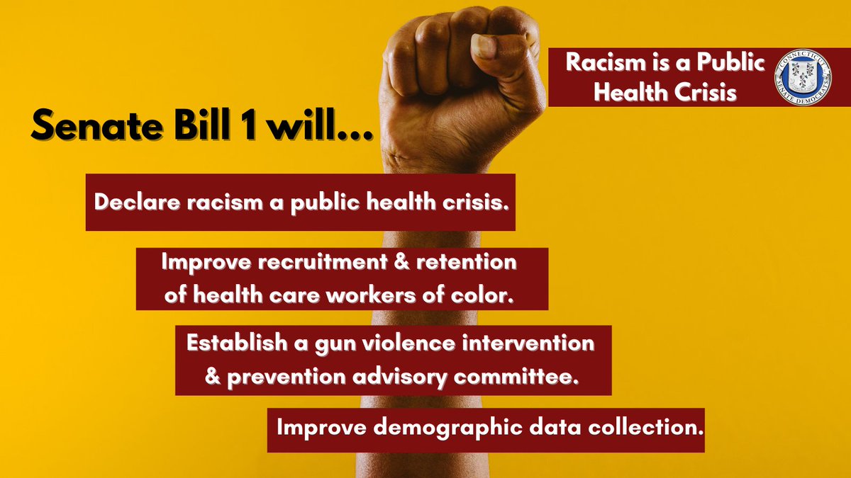 SenatorMooreCT's tweet image. Senate Bill 1 - mailchi.mp/senatedems.ct.…