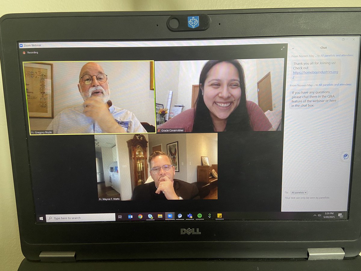 CCJuniorBoard's tweet photo. “We all live in the same house” Thanks to Fr. Greg, Gracie, Fr. Wayne, Noreen and all those who joined us this evening for our reflection and conversation on compassion, friendship, and finding God in all things. https://t.co/yISSZ7g6Tx