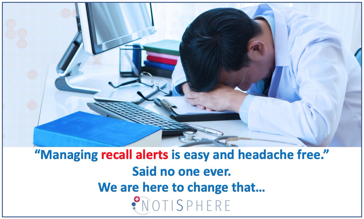 What's a common thread amongst providers and suppliers that deal with medical device recalls? Nobody thinks it's easy or trouble-free. Most wonder why it requires so much effort and time.
#recalls #hospitalsupplychain #healthcareinnovation #patientsafety  #medtech