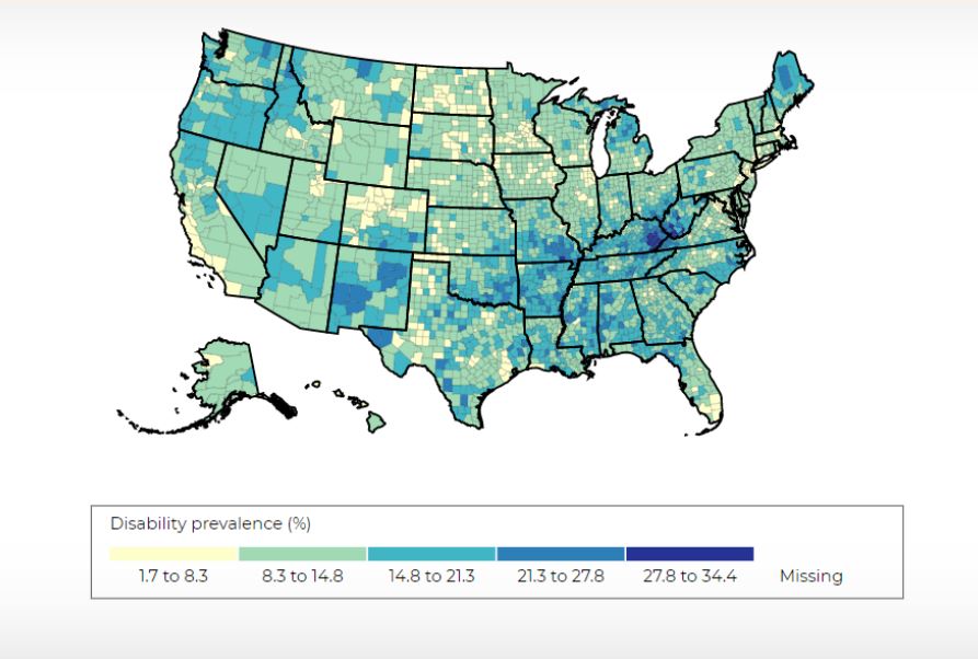 PeqaTac's tweet photo. New Interactive State #Disability Maps from Mathematica Can Help States Better Serve Residents with Disabilities
https://t.co/amGoJXsLdf https://t.co/HQnbLpDxi2