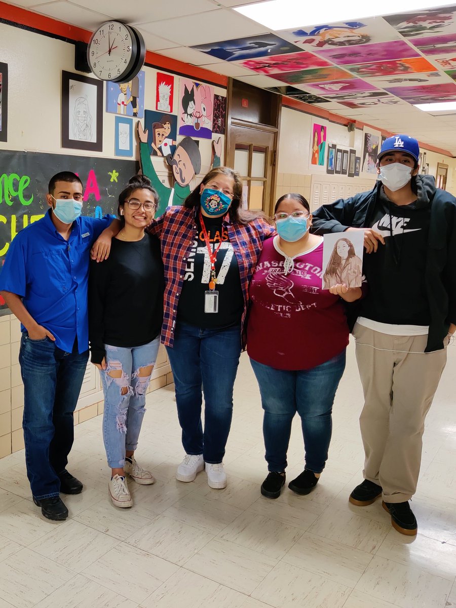 ArtPolytechnic's tweet photo. So Proud of My AP Studio Art Kids! They did it! They focused and finished AP Portfolios with time to spare! https://t.co/AcCHdRqyFT