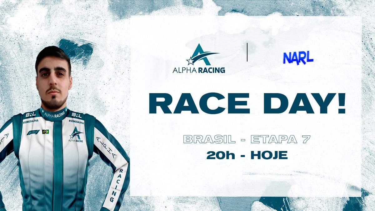 ALPHA_eSportsBR's tweet photo. INTERLAGOS!

Hoje é dia de correr em casa, dia de NARL!

Kevin vem em busca de mais um grande resultado no campeonato, em uma pista que promete!

em https://t.co/ZVOo6SHehf

#SomosALPHA https://t.co/5FWPRXo1r0