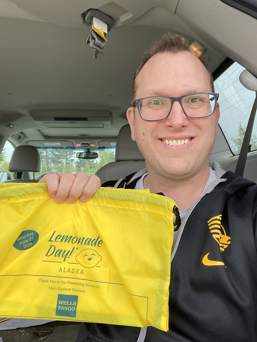 Hey Anchorage, swing by Cuddy Park on 40th Ave behind Loussac Library to grab your kids their Alaska Lemonade Day swag bags!