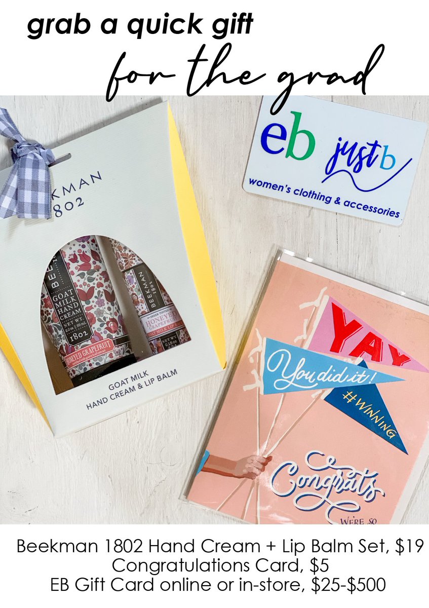 Let's Celebrate! Read our latest email on perfect gifts for the grad in your life! conta.cc/2T4NN2n