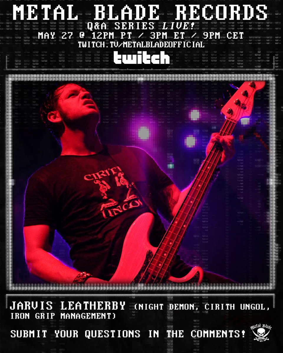 Cirith Ungol Online Most comprehensive and awesome resource for Cirith Ungol RT @MetalBlade: Jarvis Leatherby is up next! Tune into a new episode of our @Twitch Q&A this coming Thursday! Ask all of tho...