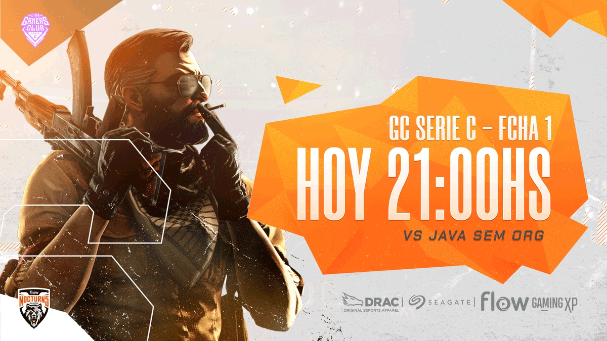 NocturnsGaming's tweet photo. #CSGO
A partir de las 21hs vamos a estar enfrentando a #TropadoJava por la Fecha 1 de la #SerieC.
🖥️ https://t.co/UwQqEGQowq
#FlowNocturns🐺 https://t.co/HenKIbxbhs