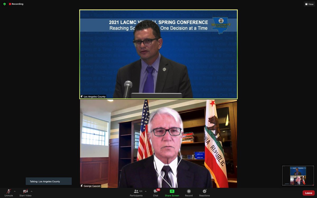 lapubdef's tweet photo. Special thanks to @Lacmc_ for hosting an amazing 2021 Spring Conference. It was my honor to moderate such an important panel discussion “Reaching Social Justice, One Decision at a Time”.  #LeadLA #LACOUNTY https://t.co/fdcCbHr5Uu
