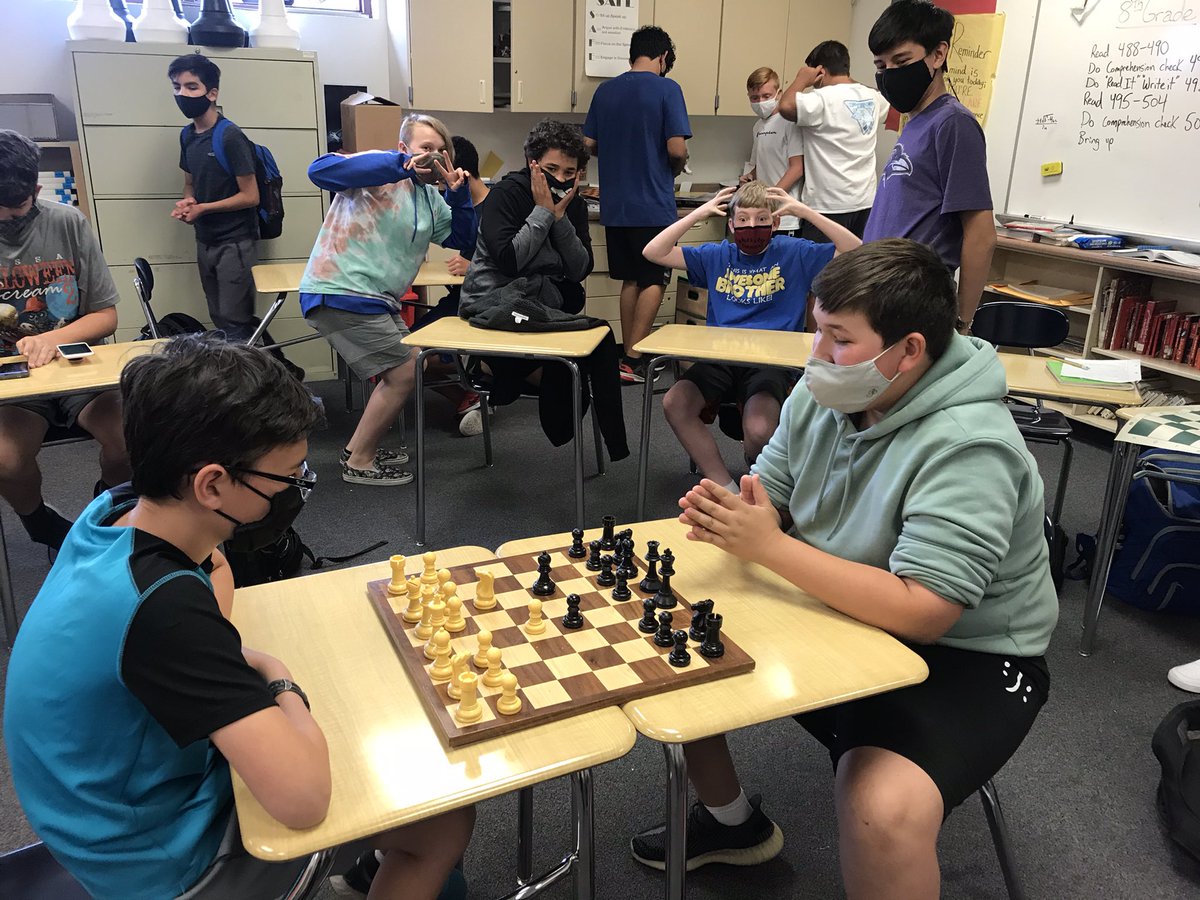 WillisChess's tweet image. Congratulations to Sam H, 2021 Willis Chess Champion, and runner up, Owen A. Two 7th graders! @WillisFirebirds @ChandlerUnified @PrincipalDelp