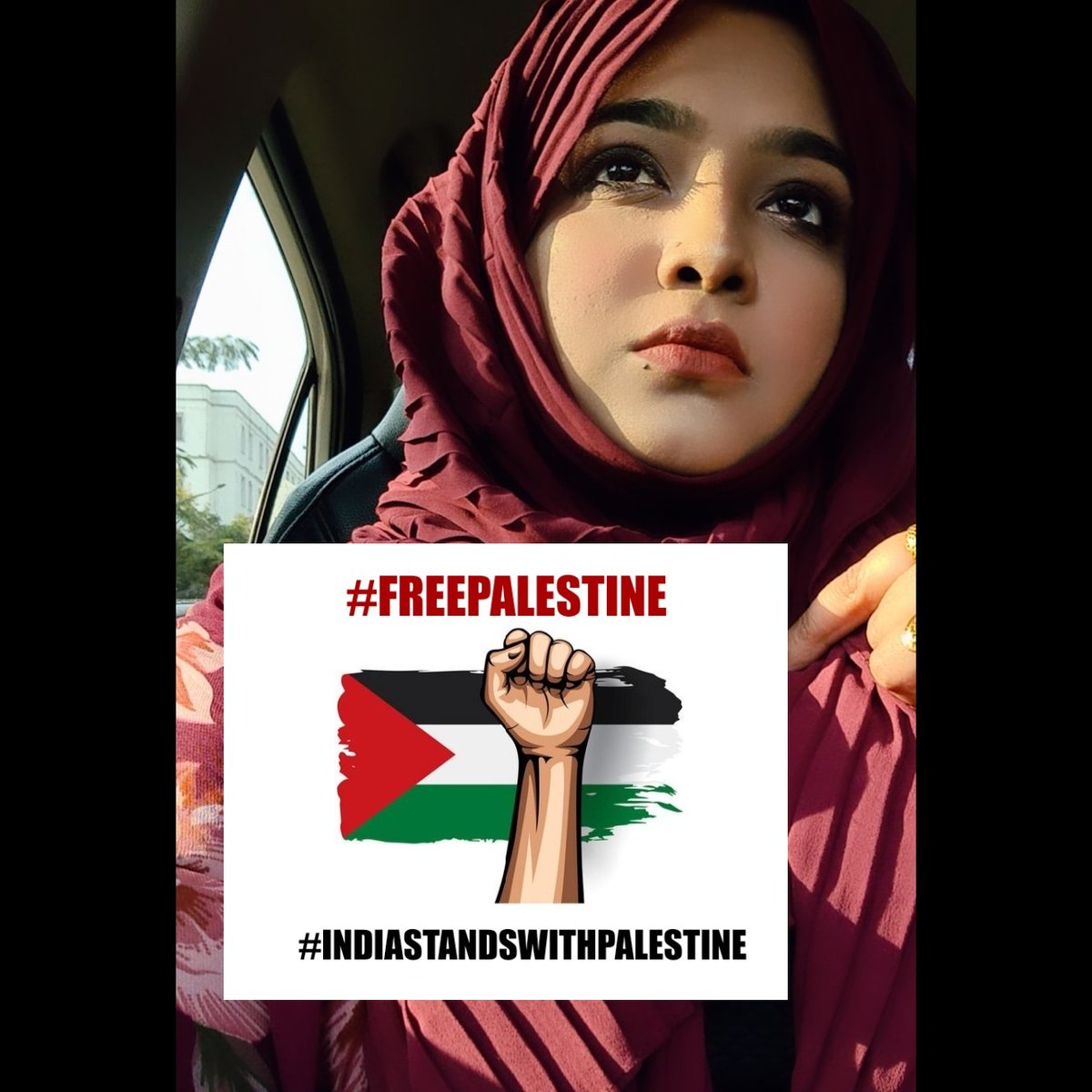 AyeshaBaquer's tweet photo. I feel so helpless for that is going on but the only way I can help I feel right now is create  awareness  Palestine deserves peace
To stand with Palestine is to stand with humanity
#IndiastandswithPalestine 
#freepalestine
#Istandforhumanity https://t.co/aixn61UXc9