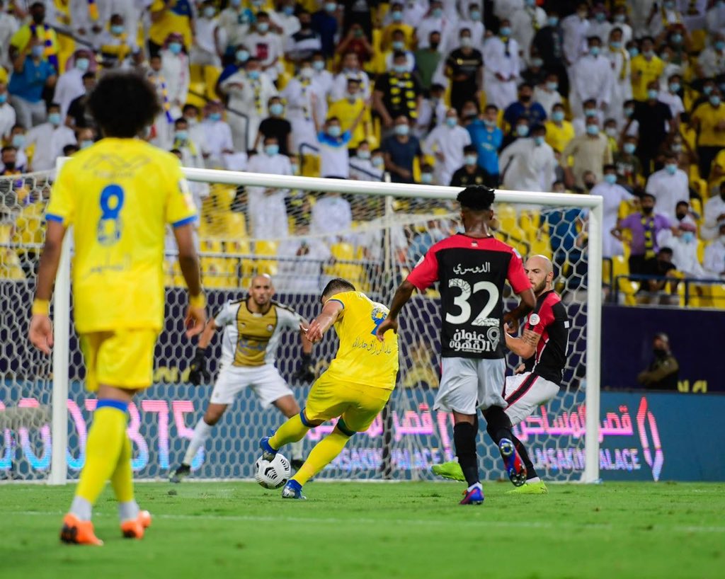 الحمد لله على الفوز و القادم أجمل إن شاء الله ، شكرا لجمهورنا العالمي و جمالية الملعب كانت بحضوركم 💙💛