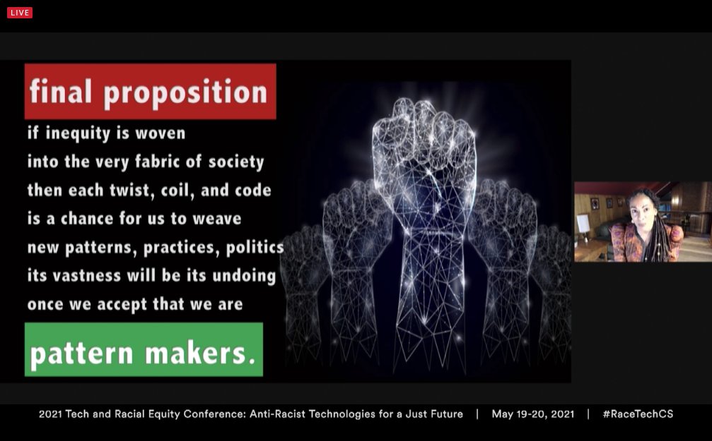 LilsG31's tweet image. Closing proposition by @ruha9 at #RaceTechCS