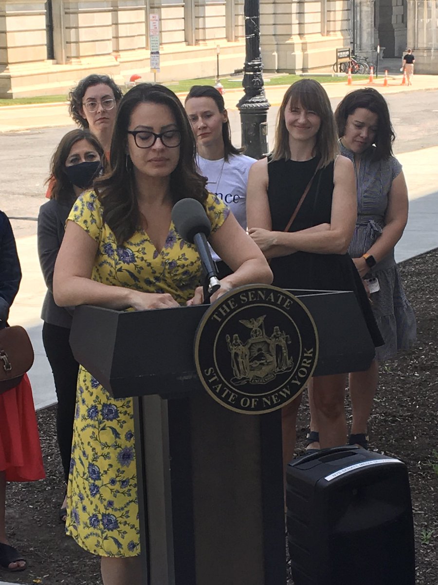 It takes many of us years, if not decades to face the pain of our abuse. Our laws have left many adult survivors w/o a real chance at justice. Today, I stood with them & my colleagues @LindaBRosenthal & @bradhoylman to push for the #AdultSurvivorsAct & open the doors to justice.