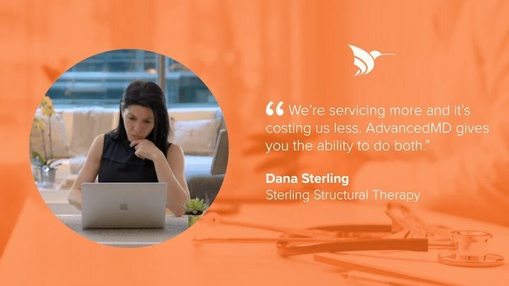 advancedmd's tweet photo. #PracticeSpotlight
100% virtual visits. 5-star online rating. Increased patient (client) volume by 40%.
All accomplished with #AdvancedMD
Meet Dana Sterling and her Carefree, Arizona-based practice: https://t.co/GBYs3KNOLz
#Testimonial https://t.co/AbZA6SkCYz