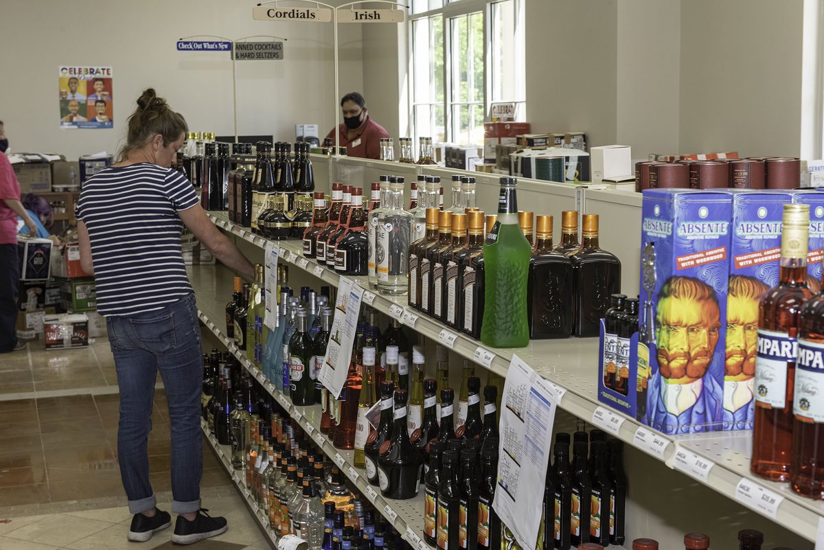 Crozet ABC Store plans to re-open this weekend. Virginia ABC employees from across the state teamed together yesterday to restock the newly expanded store.