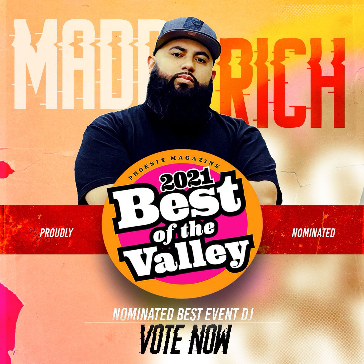 I Was Nominated Best Event DJ In The PHOENIX magazine 2021 Best of the Valley! Click The Link To Vote!

phoenixmag.secondstreetapp.com/og/9beeecdc-bf…