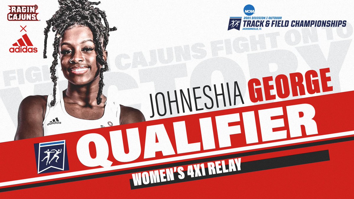RaginCajunsTRK's tweet photo. One of two from #TheCro Johneisha George is one of a record 2️⃣1️⃣ Louisiana athletes headed next week to #Tracksonville  

📰 https://t.co/QpqBDPVKIZ

#GeauxCajuns ⚜️
#TheCajunWay 🤟
#SunBeltOTF https://t.co/Z87x94n9cY