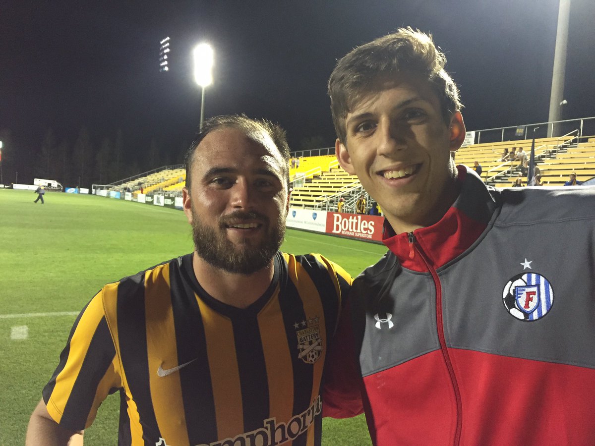 sc_really's tweet image. #TBT lots of @Chas_Battery ❤️ in this pic from March 19, 2016 w/ new goalie signee @pondy_jack and his old club coach @zprince24 at The ‘Baud vs @NYCosmos
