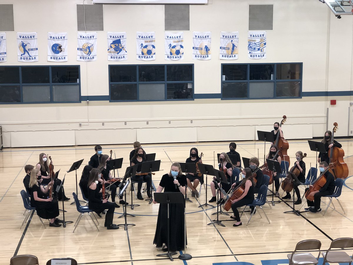 Congrats to the <a href="/vmsroyals/">Valley Middle School</a> 6th, 7th and 8th orchestra students! Fantastic concert tonight!