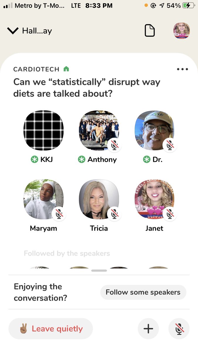 JanetManningRN's tweet image. ⁦@Clubhouse⁩ ⁦@kkjdotai⁩ #medtwitter #cardiobot