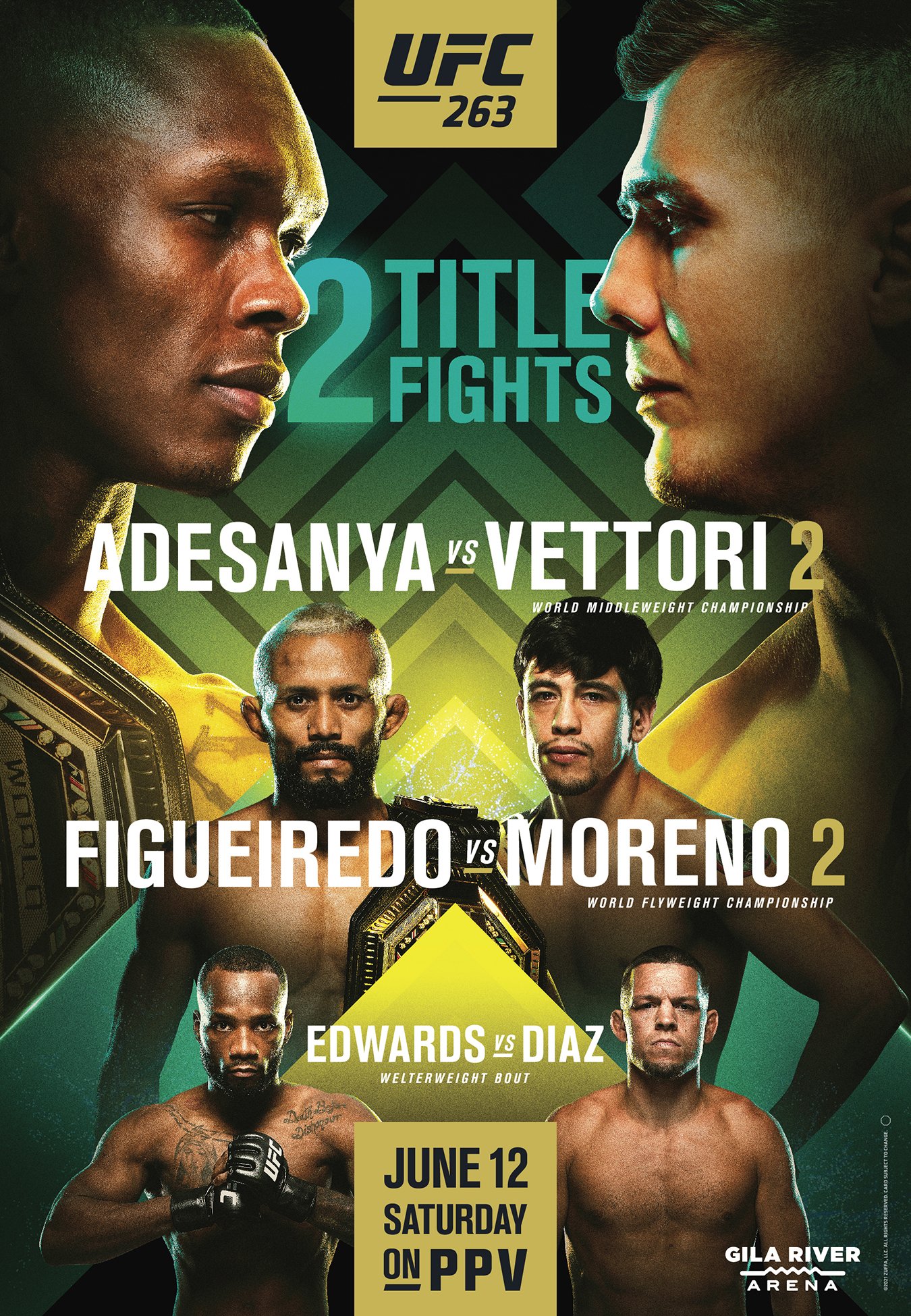 Ufc 2 Epic Rematches 1 Loaded Card Ufc263 T Co Zrhxhvnogl Twitter