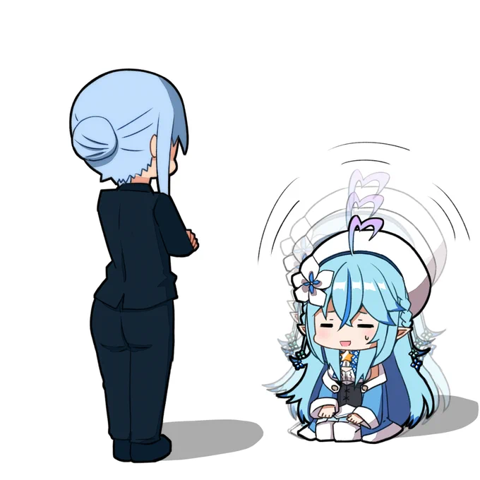 #LamyArt #らみらいぶ 
マネちゃん「ラミィさんこの間のモンハン配信ですけど～」
ラミィ「あ、スイヤセン」
マネちゃんのモンハンの話から説教の話になったからモンハンのダメ出し食らってるのかと思ったw 