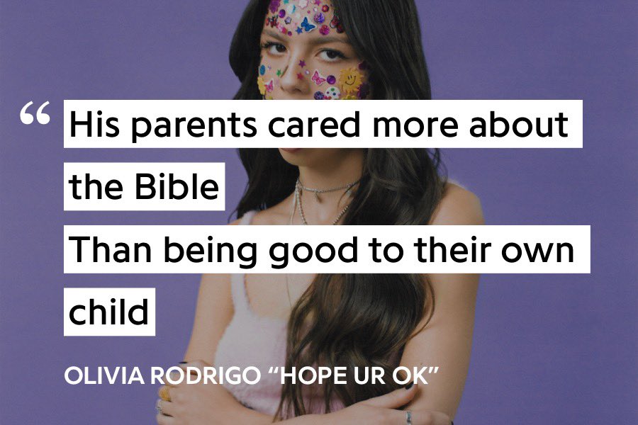 hope gays r ok 
#SOUROlivia