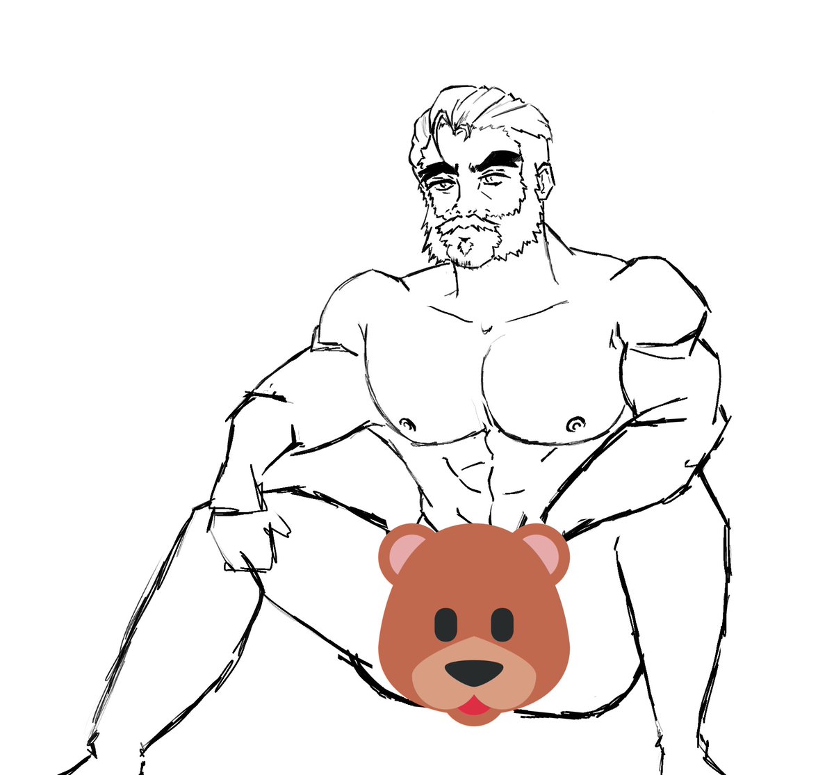 MenBo0bs's tweet photo. Un boceto de Daddy Graves bañado, 
Ya veremos cómo avanza 👀

Just a sketch of Daddy Graves...
#Bara #baransfw #MalcolmGraves #Graveslol https://t.co/oWPOcutqVS