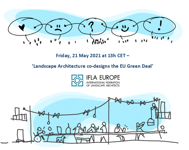 ifla_europe's tweet photo. Don't forget to register for the @ifla_europe conversation on New European Bauhaus TODAY at 13H CET! "Landscape Architecture Co-designs EU Green Deal"! 
Register in advance for this meeting: https://t.co/Csfb1djbAG https://t.co/ALS8U9RHQO