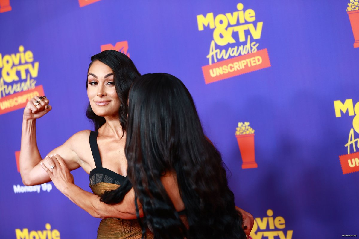 BellaSourceOrg's tweet image. HQ photos from 2021 MTV MOVIE &amp;amp; TV AWARDS: UNSCRIPTED are up - bellasource.org/gallery/thumbn… (@BellaTwins) #NikkiBella #BrieBella #TheBellaTwins #MTVMovieTVAwards #BellaTwins