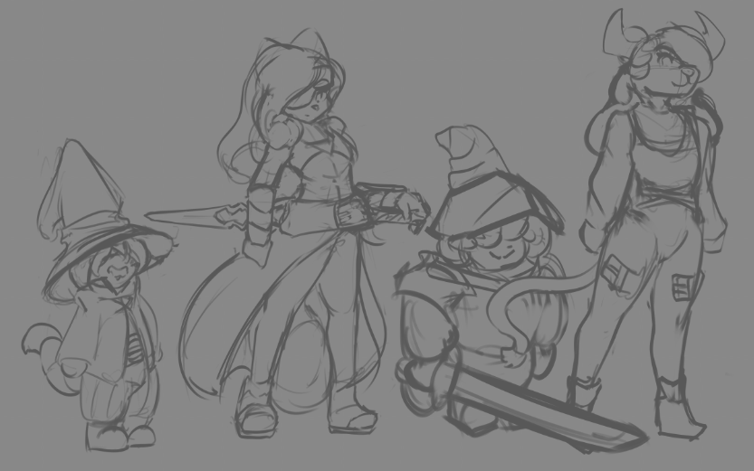 Shivvisu's tweet photo. watching @HornyKayptid play FF9. From Left to right, Their Jessie as Vivi, My Ramona as Beatrix, @Homoshep as Steiner, and @WillardAsh1 as Dagger/Garnet. https://t.co/XLGgX73i9m