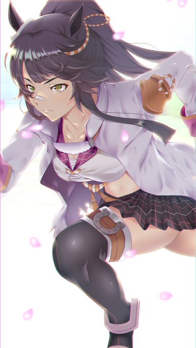 #ウマ娘
ナリタブライアン完成したので張ります。 