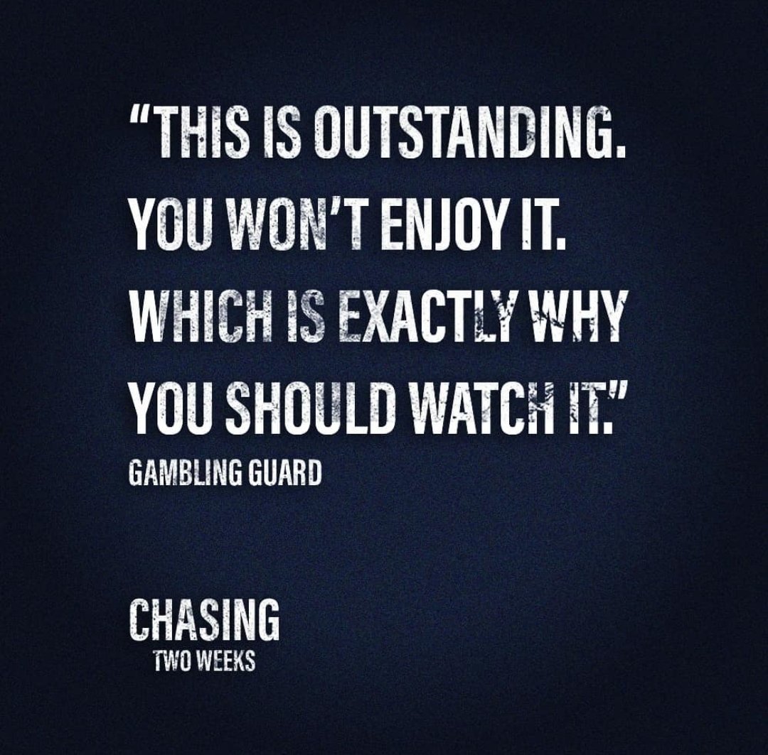 Two Weeks. Chasing will be available to watch online June 4, 2021.