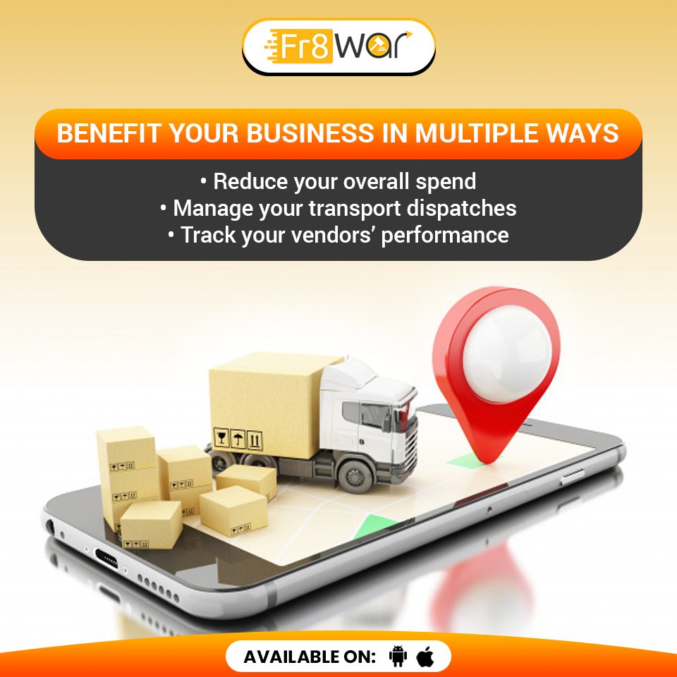 Fr8warTech's tweet image. Use our Portal to avail Transport or Offer Services, with Ease and Efficiency.

#Fr8ar #Logistics #FreightTrucks #BiddingWars #Freight #Transporter