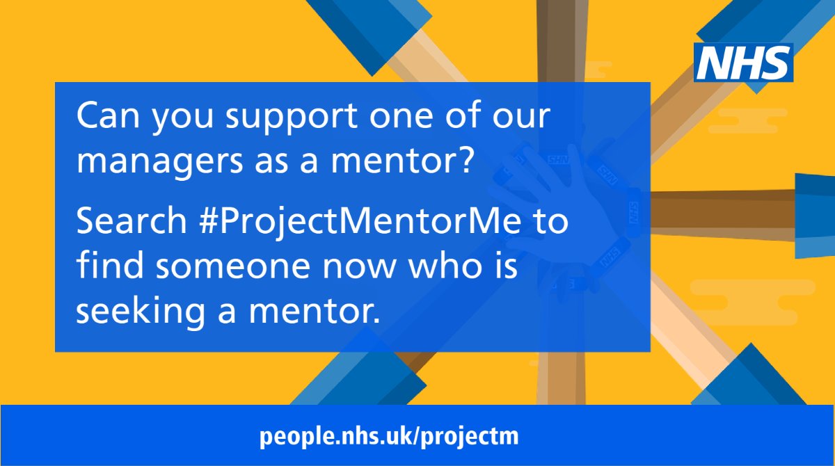 NHS_SWLA's tweet photo. Calling all #ProjectMentor’s there are currently 100 leaders and managers looking for support. Search #ProjectMentorMe and start connecting. Find out more about #ProjectM mentoring and how to become a #ProjectMentor: https://t.co/5lSpcox3YW https://t.co/V0EpQbv1ZK
