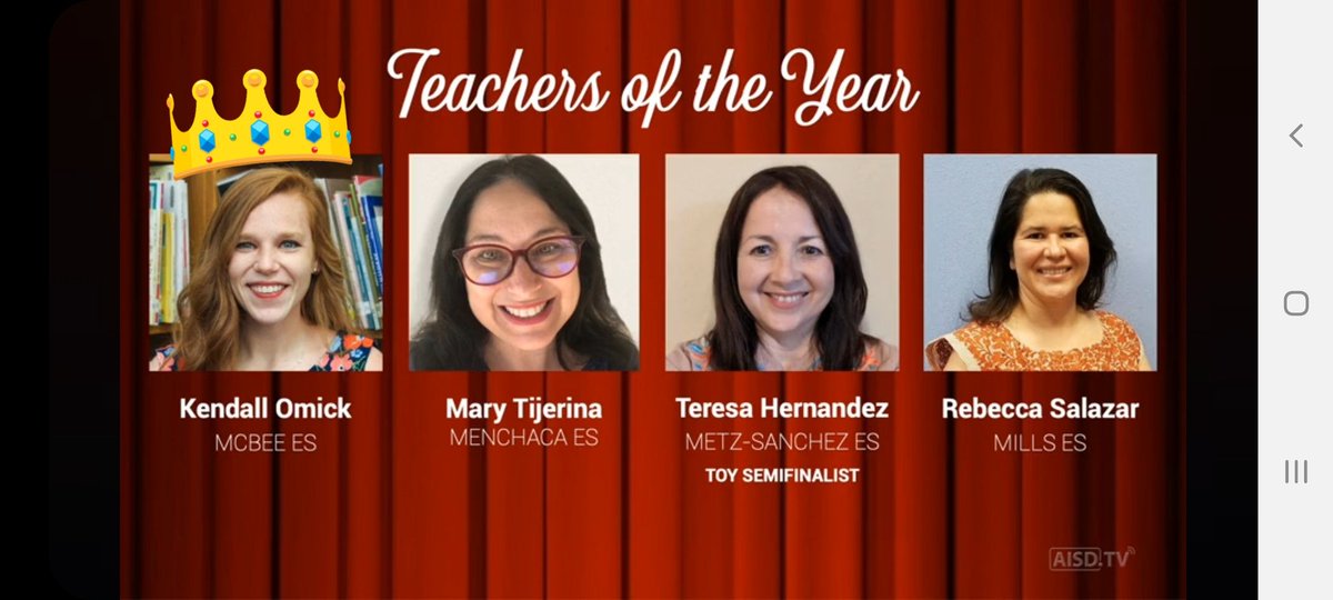 mina_2586's tweet photo. Teacher of the year @Mcbee4th 👐👐👐 @ElementaryMcbee https://t.co/lC3ZK4gIpU