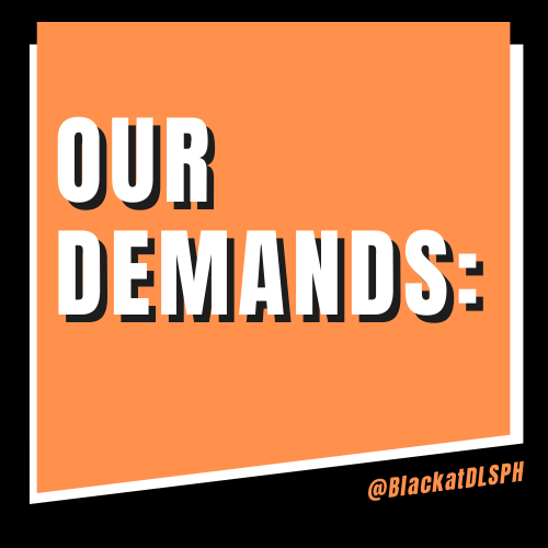 BlackatDLSPH's tweet photo. WE DEMAND BETTER. Even if EDI leaders, committees, working groups, &amp; task forces are appointed by institutions to transform them, it does not mean institutions are willing to be transformed. We are calling for deep change. https://t.co/H7o0VDd37E