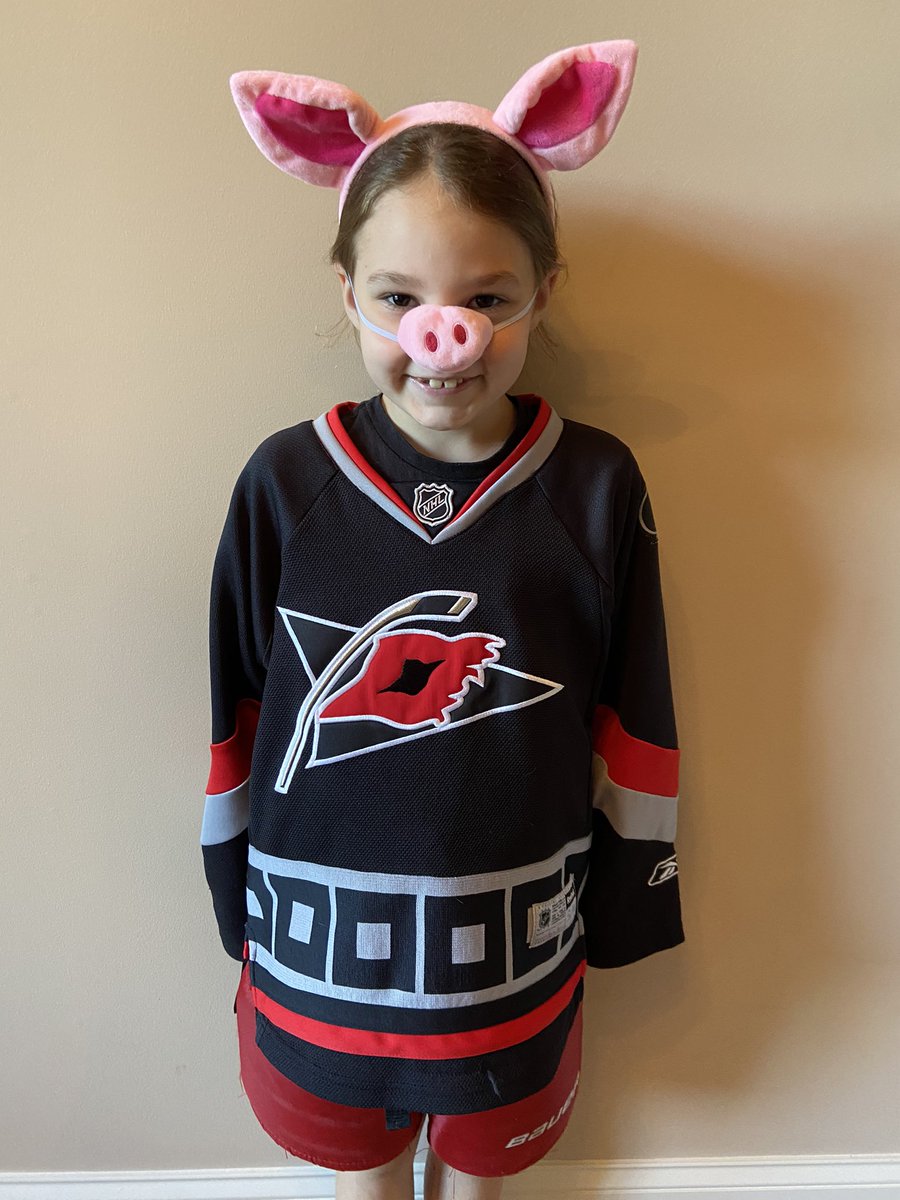 It is career dress up day tomorrow for the <a href="/baucomes/">Baucom Elementary School</a> first graders! @NHLStormy can you guess what this Canes Girls Hockey player wants to be when she grows up?