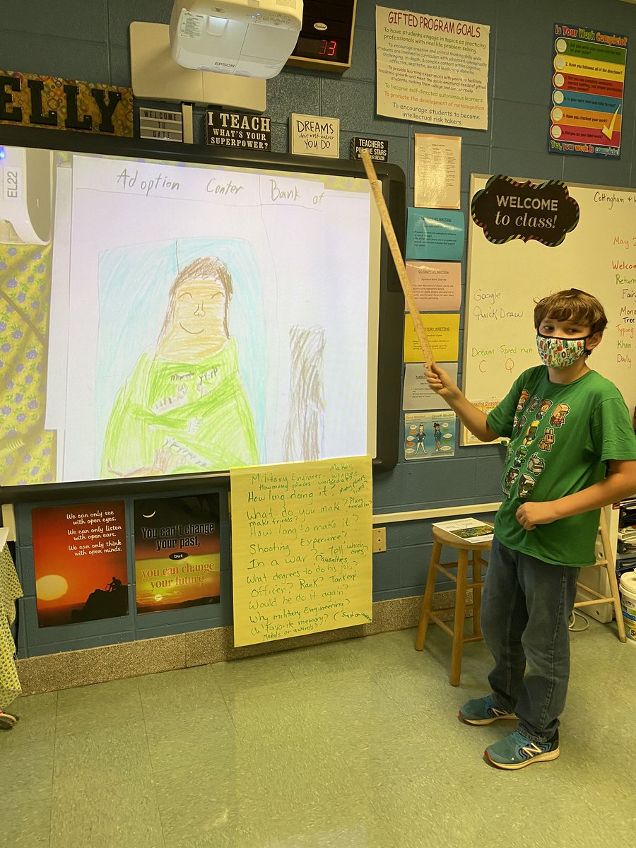 5th graders at Challenger sharing their Mona Lisa and American Gothic house stories.  <a href="/KellyWortendyke/">Jacqueline Kelly</a> <a href="/finleych/">Christie Finley</a> <a href="/Graham_Wendy/">Wendy Graham</a> <a href="/HSVk12/">Huntsville City Schools</a> <a href="/CESAimHigh/">Challenger Aim High!</a> <a href="/mwallaceut/">michelewallace</a>