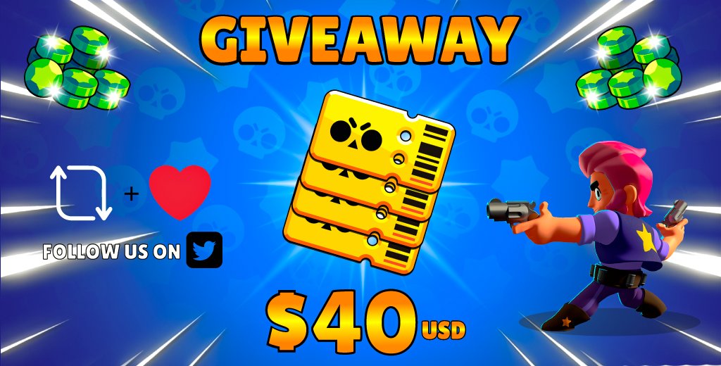 😱¡¡Sorteo de 4 brawl pass!! 😱

Llegan los clasificatorios de #BrawlStars y traemos regalitos para todos♥️

✨Requisitos

✅ RT🔁 Y MG♥️
✅Seguirme
✅Seguir A <a href="/LigaChilenaBS/">Liga Chilena BS</a>
                     <a href="/SChilenaBS/">Selección Chilena de Brawl Stars</a>
                     @SrNickoed

 finaliza el 27/05  ✨Pago por paypal✨