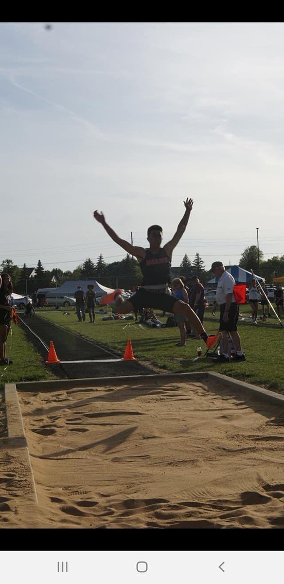 MHTrack_Field's tweet photo. Your 2021 @OHSAASports Division 1 District 1 Long Jump Champion @caden_morris21 ππ₯
Caden will advance to the Division 1 Regional Championship next week π
#MHTrackAndField https://t.co/TycMXqDqOP