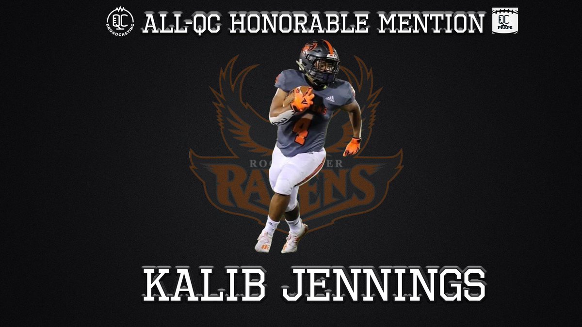 QCBroadcasting's tweet image. Congratulations to All-QC honorable mention @kalibj_4 of @RR_Ravens_FB.