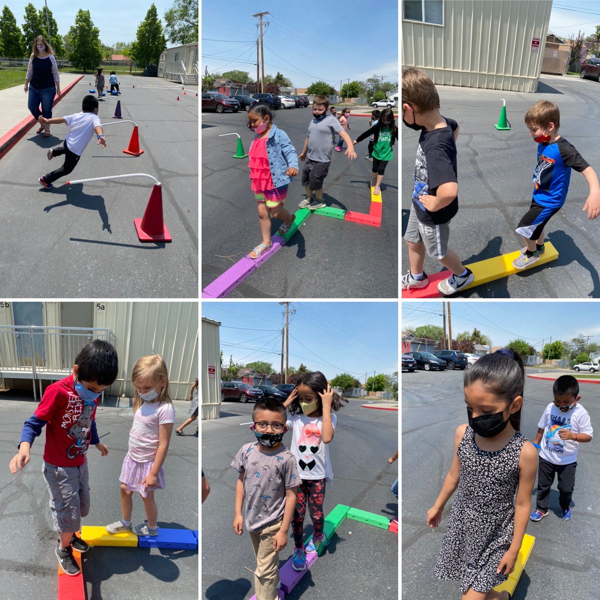 davidsonsonja's tweet photo. Today we held our last PBIS reward activity for the year, and we love these smiling faces! These awesome Explorers all earned a special green respect ticket for being Self Aware and Determined. They got to do an obstacle course and eat ice cream outside in the sunshine! @ogdensd https://t.co/q61tDeXnwn