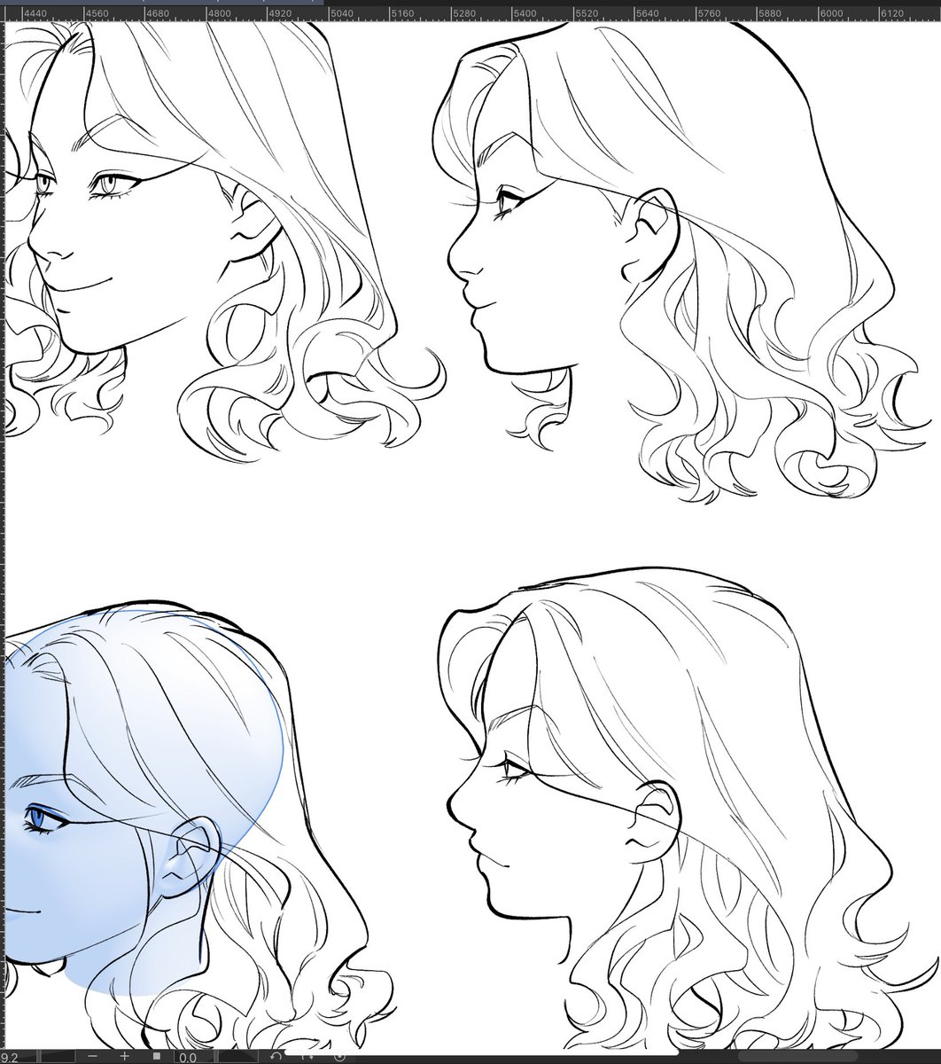 I finally got off my ass to do these head references. After these I am NEVA drawing heads for this comic again 🤣 