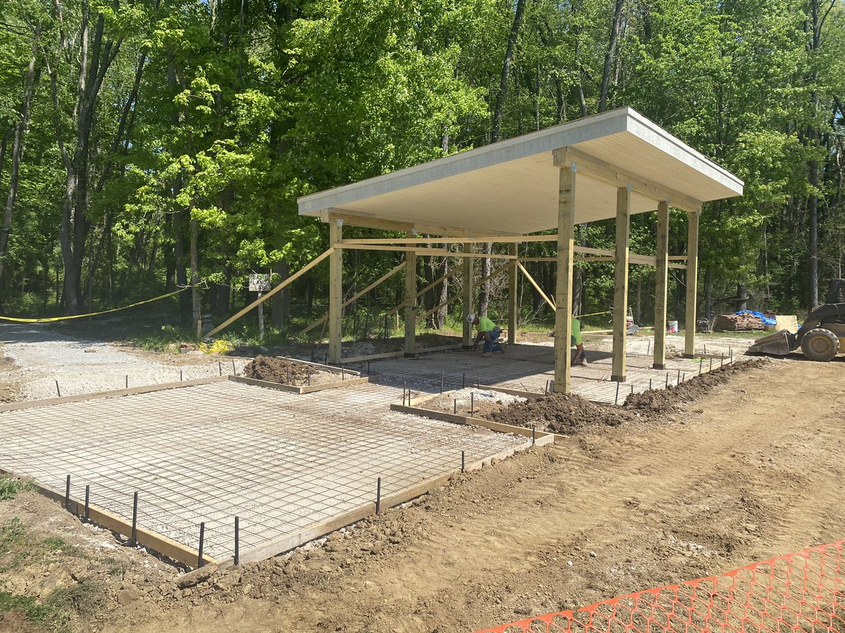 We are ready for some concrete!!!It’s  going to be so nice when our pavilion is done next week.