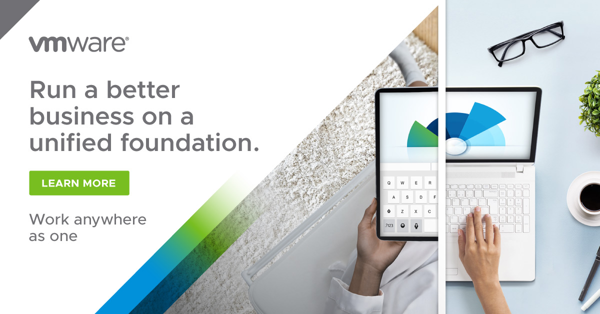 Having a business model that can adapt to the current environment and future challenges is critical to success. Learn how 8 companies are using VMware Future Ready™ Workforce Solutions to return to growth, differentiation and innovation. vmwarepartnerdemandcenter.com//UserData/4786…