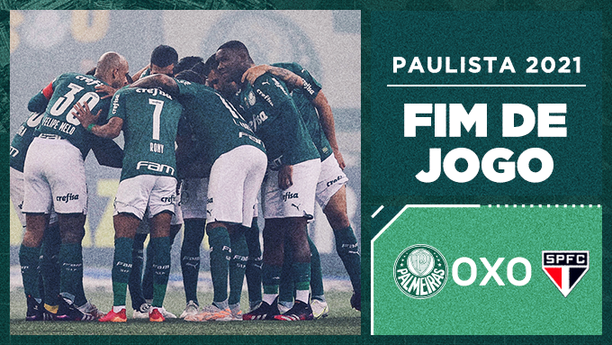 SE Palmeiras on X: Fim de jogo: Palmeiras 0x0 São Paulo. #AvantiPalestra  #PALxSAO #TodosSomosUm  / X