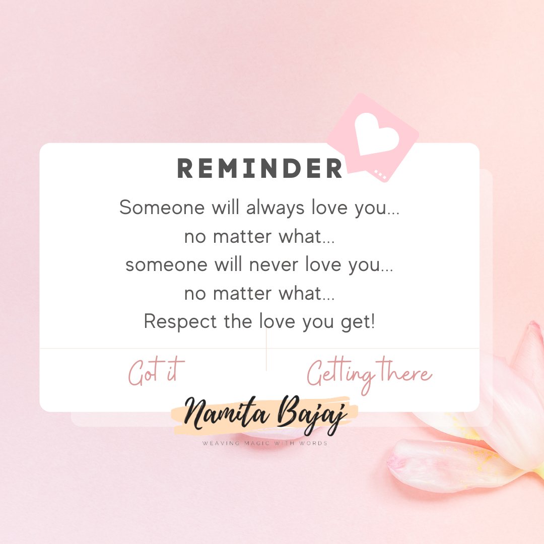 namibajaj's tweet photo. Love has a lot of power.... Use it stay afloat in life ❤️
#lovequotes #namiquotes #authornami #bestlovequotes #quotesofinstagram #QUOTESONLOVE #love #quotations #reminder #thoughtoftheday #thoughfortheday❤️ #authornami #bestquotes https://t.co/W0ZuwNQyfW