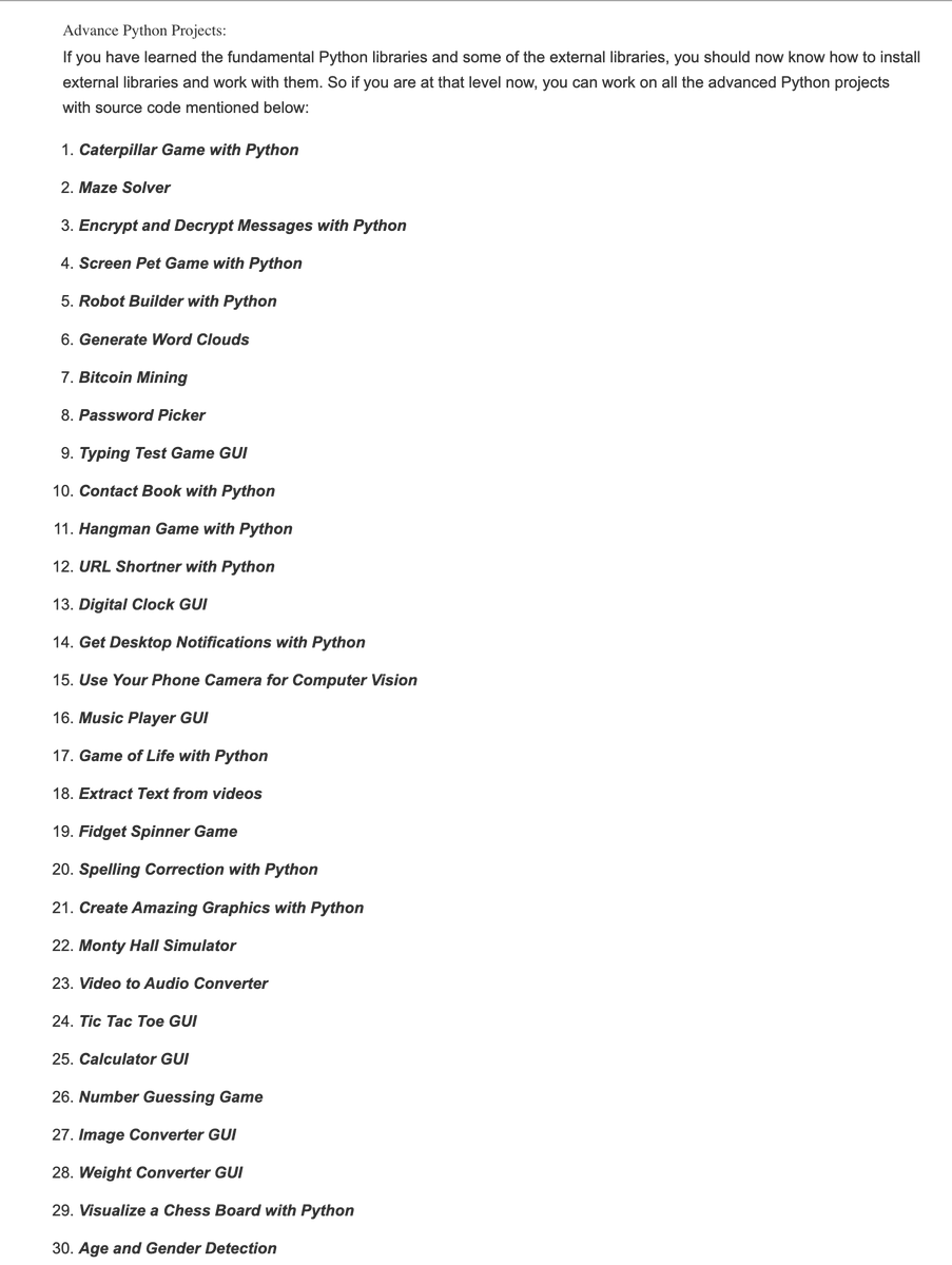 gp_pulipaka's tweet photo. AI Best: 96 Python Projects. #BigData #Analytics #DataScience #IoT #IIoT #PyTorch #Python #RStats #TensorFlow #Java #JavaScript #ReactJS #GoLang #CloudComputing #Serverless #DataScientist #Linux #Books #Programming #Coding #100DaysofCode 
https://t.co/q75vciVNMy https://t.co/791mQCkmM6