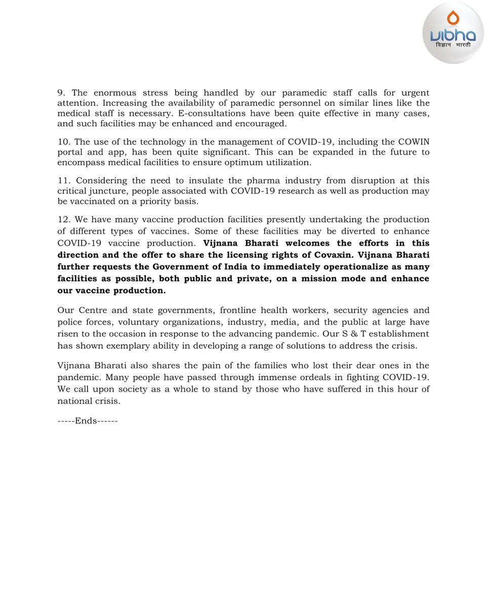 Vibha_India's tweet image. @Vibha_India compliments the @moayush for bringing out protocols backed by clinical trials in prophylaxis as well as in the treatment of mild and moderate cases. Read more about #vibhaspeaks from vibhaindia.org
@shripadynaik @secymoayush @vaidyakotecha @jayantss66