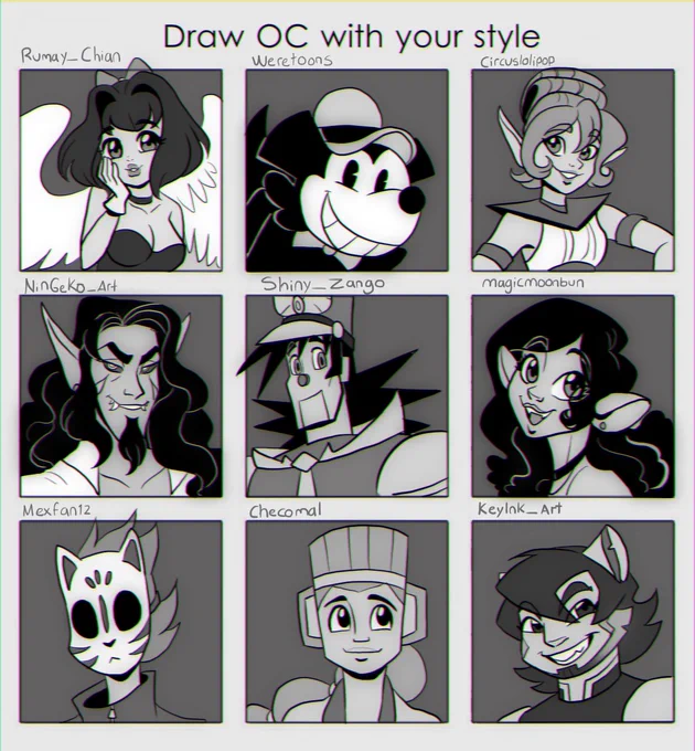 Nice and ready! 
@Rumay_Chian 
@weretoons 
@circuslollipop 
@NinGeko_Art 
@Shiny_Zango 
@magicmoonbun 
@Mexfan12 
@Checomal 
@KeyInk_Art 